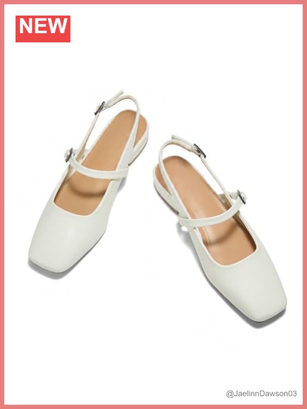 Lambskin Leather Square Toe Slingback Mules Slip On Flats with Memory Padded